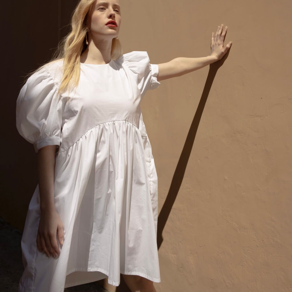 SHORT PUFFY DRESS