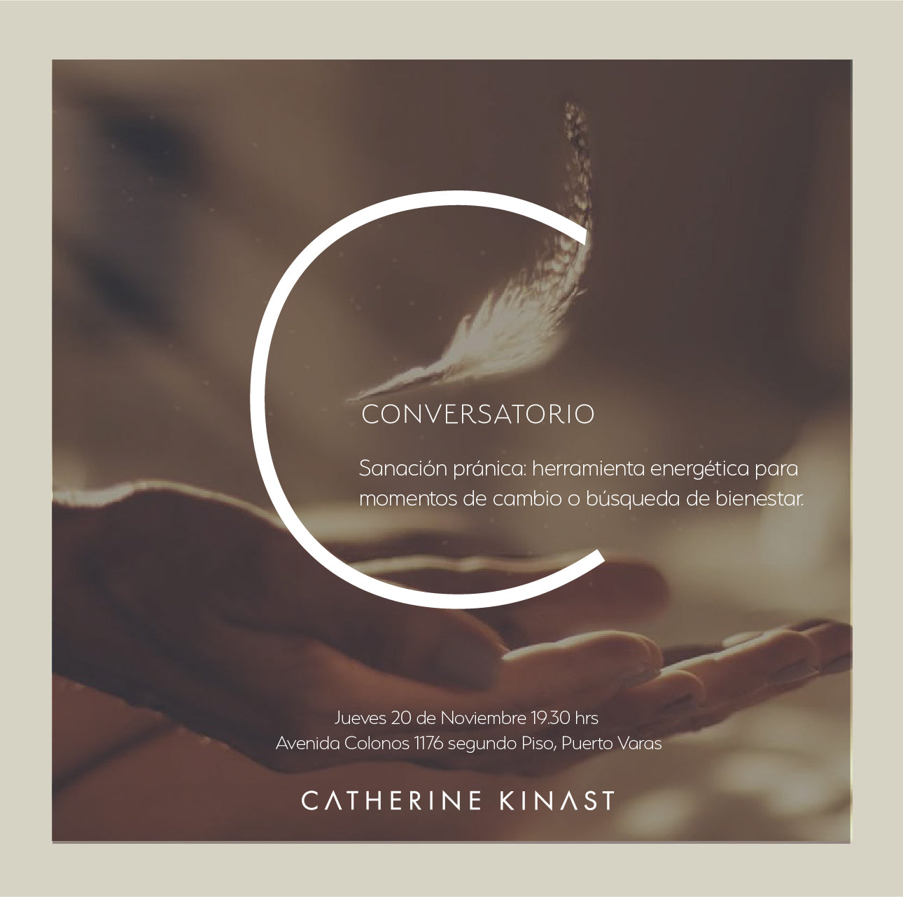 CONVERSATORIO: Sanación pránica, una herramienta energética para momentos de cambios o búsqueda de bienestar