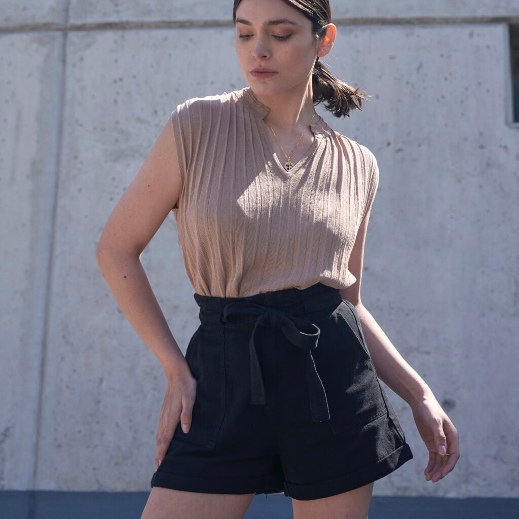 POLERA CLEO - XS / Tan