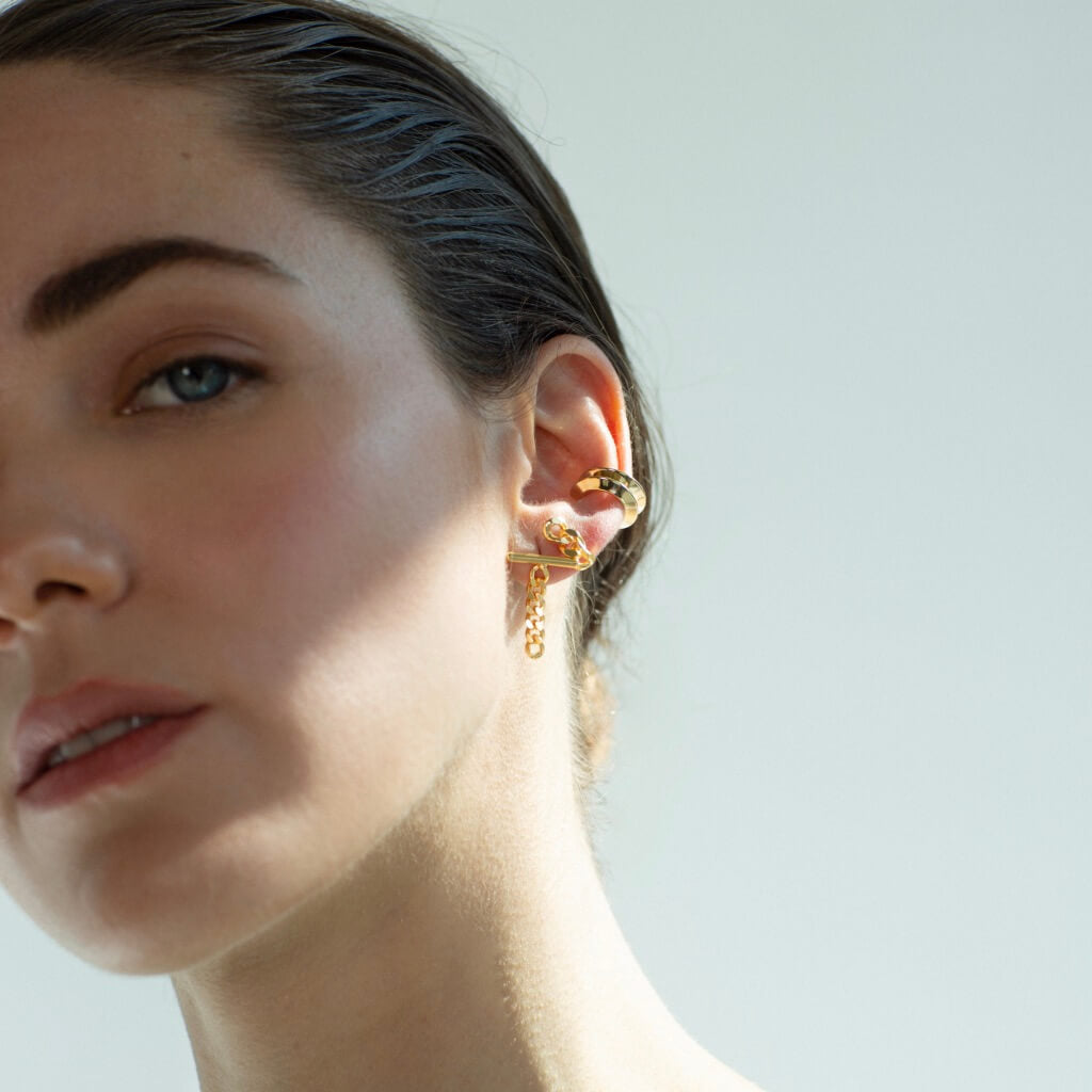 EAR CUFF SIMONA - GoldenRod