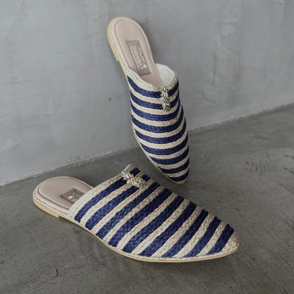 SLIPPERS PALMA CANARIA - 37 / RAYAS AZUL