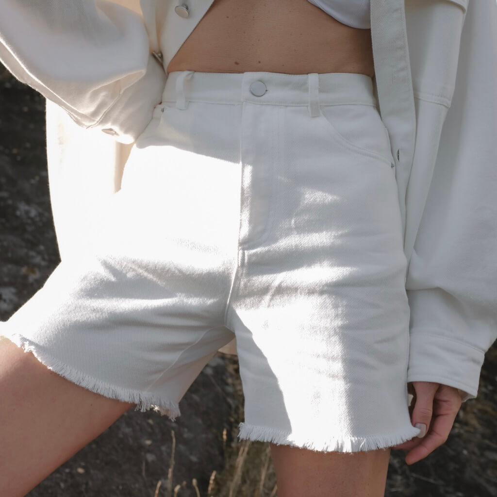 SHORT MARA - S / White